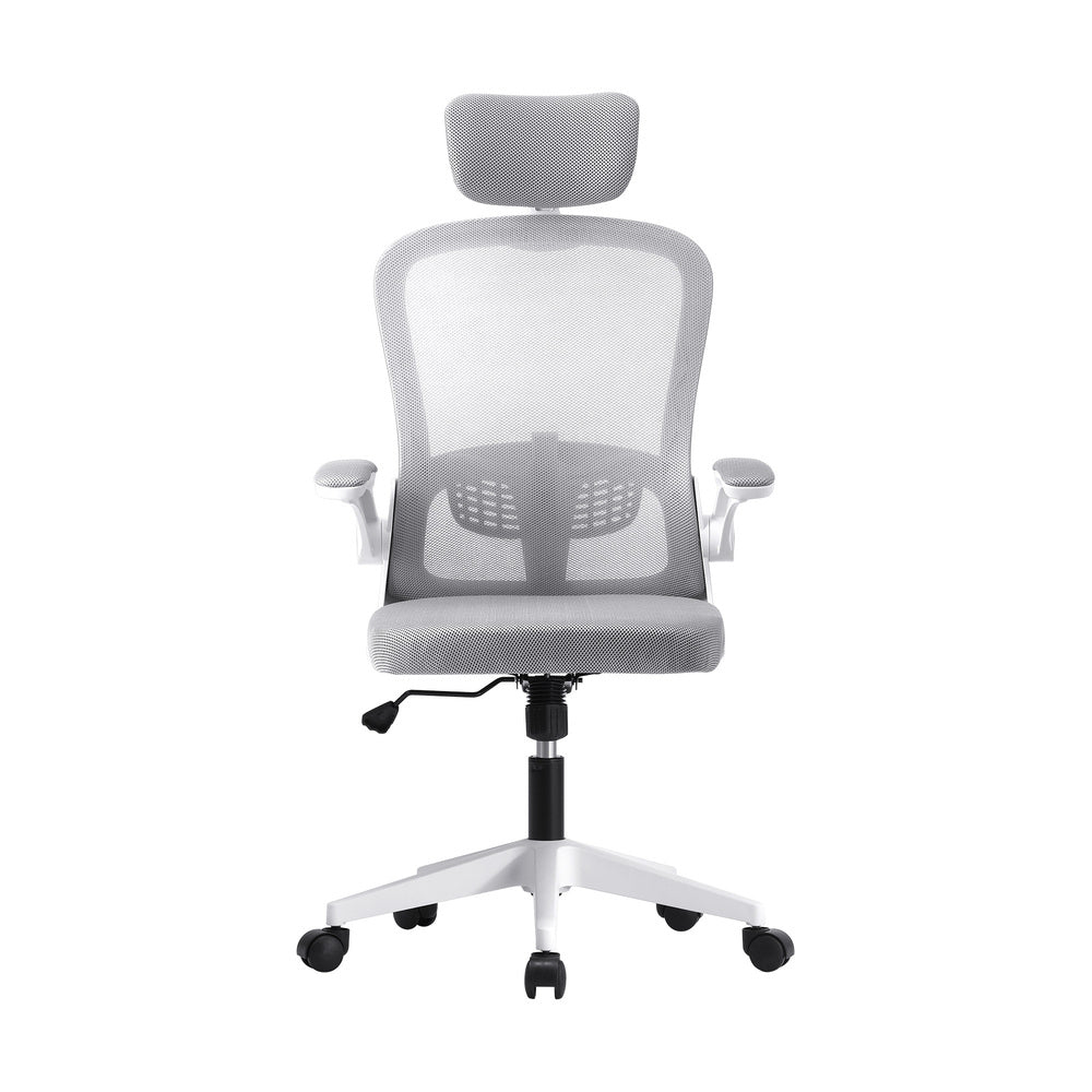 NNEED Office Chair with Mesh Fabric Seat White-1
