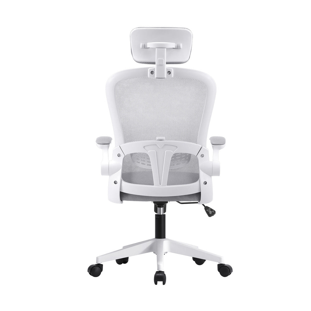 NNEED Office Chair with Mesh Fabric Seat White-4