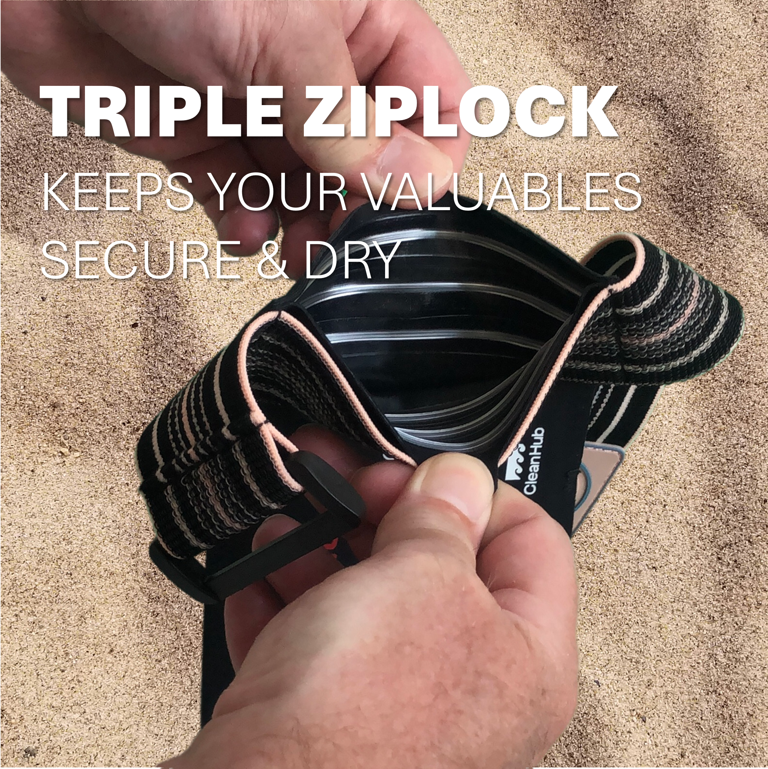 The Watertight Wristband Phone Pouch - Limited introductory offer: $9.95/unit (min 10 pcs) - stock ready now!